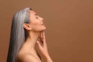 Profile shot of a woman after KYBLLA in San Antonio